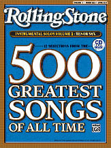 ROLLING STONE 500 GREATEST SONGS OF ALL TIME #2 TENOR SAX BK/CD cover Thumbnail